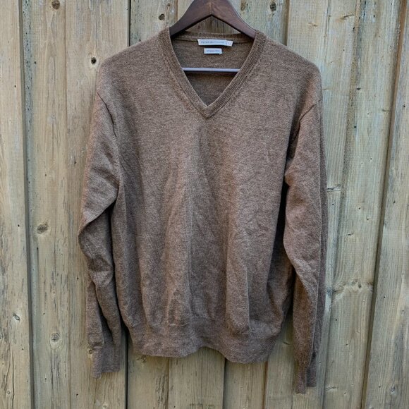 100% Merino Wool Peter Millar Sweater V Neck Large - Picture 4 of 4